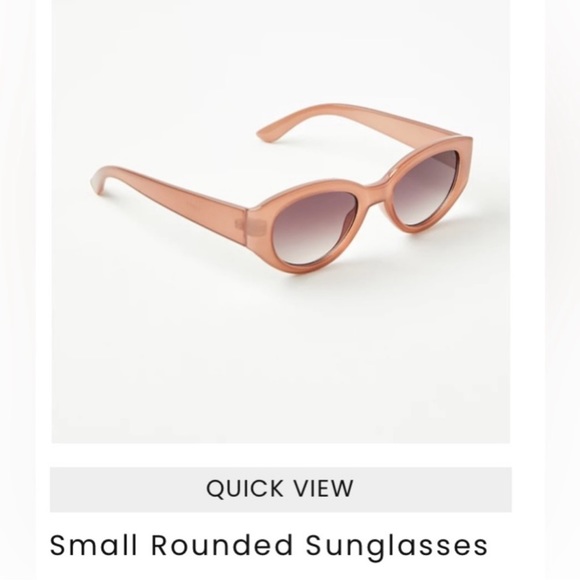 Loft small rounded sunglasses in Caramel color main image 4